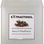 A container of Extractohol natural extractor solution.