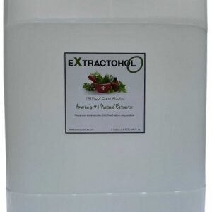 Extractohol-O (Ingredients: Certified Organic 190 Proof Food Grade Sugar Cane Alcohol) - Five Gallon On Sale!